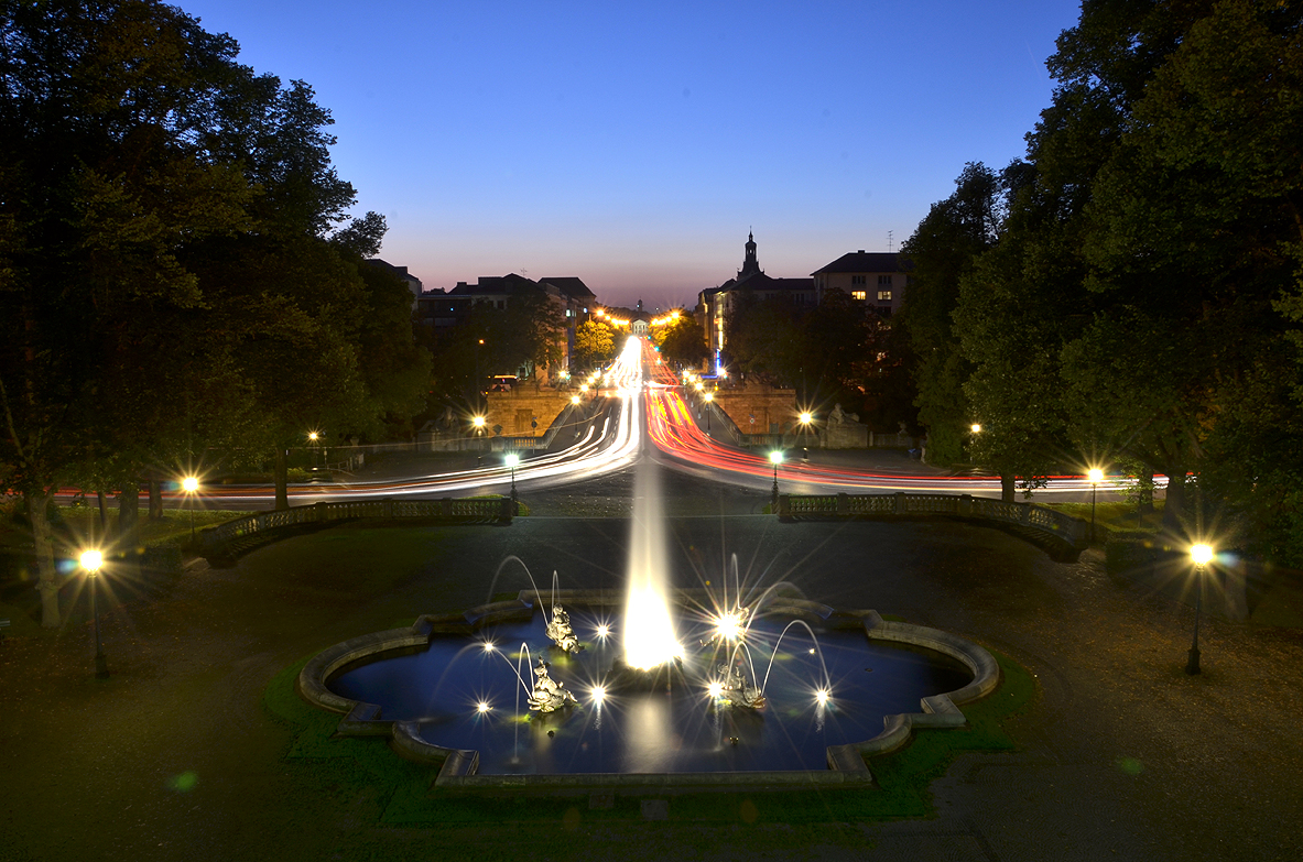 Fountain at the Friedensengel